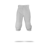 White Tapered Double-knit Short Pants